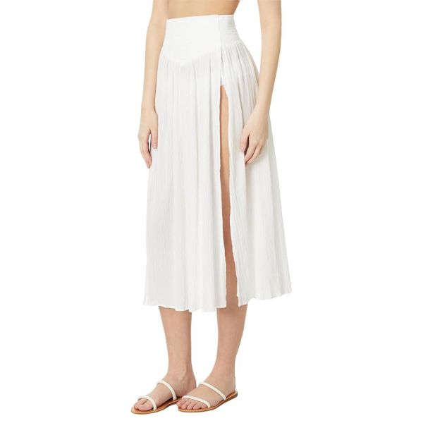 Madewell 메이드웰 크링클 코튼 스모크드 맥시 스커트