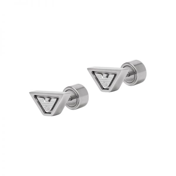 Emporio Armani 엠포리오 아르마니 스테인리스 스틸 스터드 귀걸이 EGS3130040